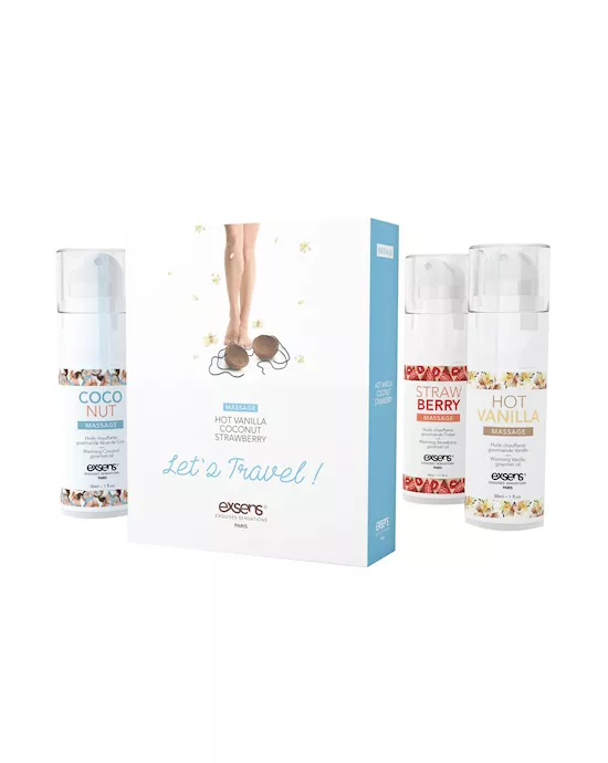 LET'S TRAVEL! - Warming Massage Oil Set