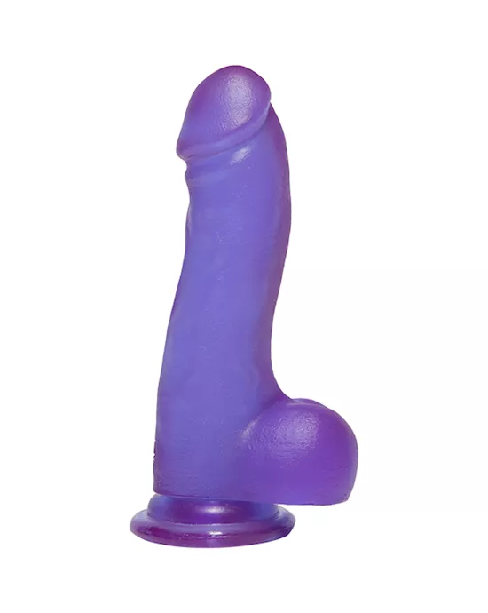 Doc Johnson Crystal Jellies 7.5 Inch Master Cock With Balls