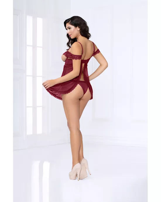 Femme Fatale Babydoll Set - Large