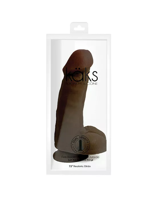 Kaks Dual-Density Platinum Silicone Dildo 7.5