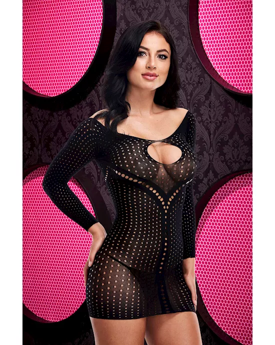 Jacquard Mini Dress