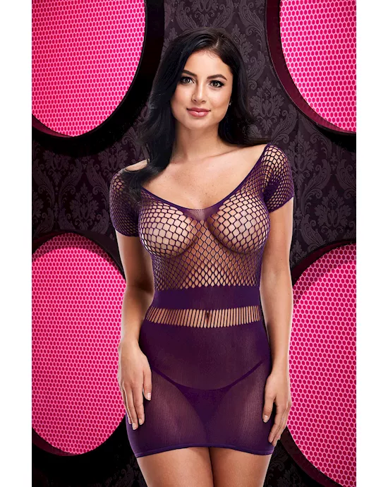 Deep V Mini Dress 