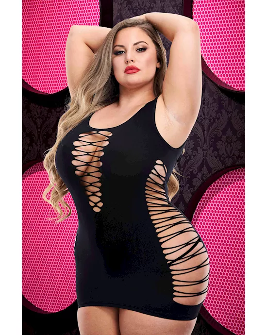Criss-Cross Mini Dress 