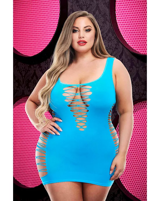Criss-Cross Mini Dress 