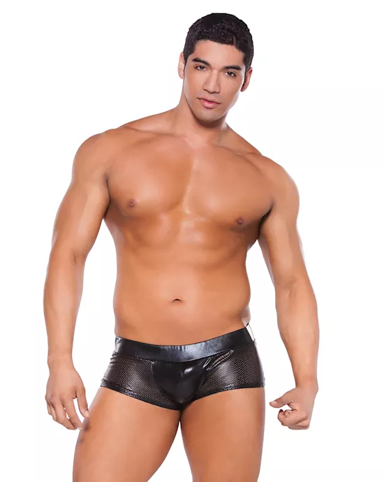 Zeus Wet Look Shorts