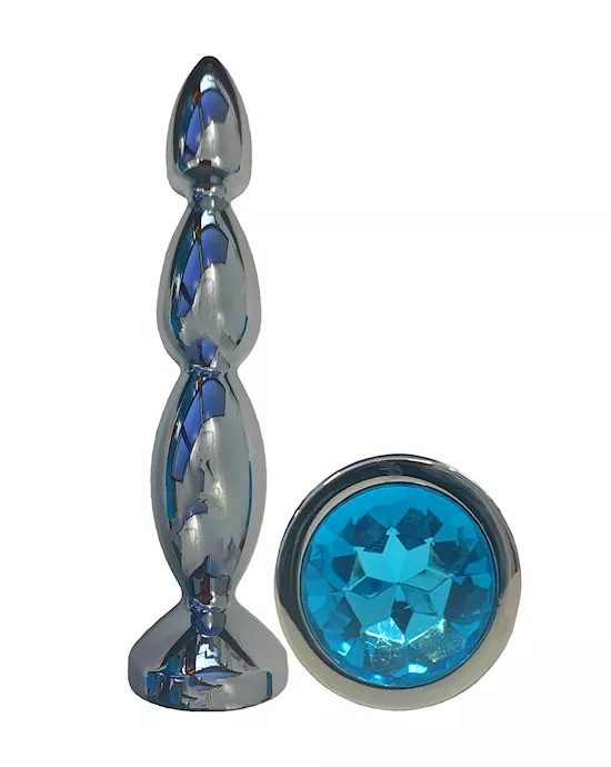 Gleaming Gem Metal Anal Plug