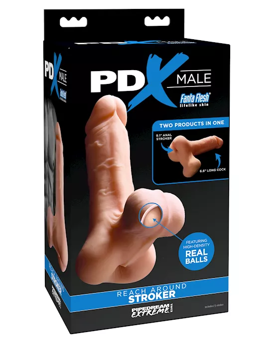 PDX Male Reach Around Cock and Stroker