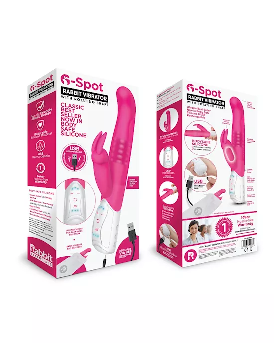 RR Rechargeable G-Spot Rabbit Hot Pink