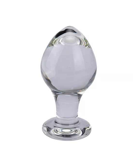 Tapered Glass Butt Plug