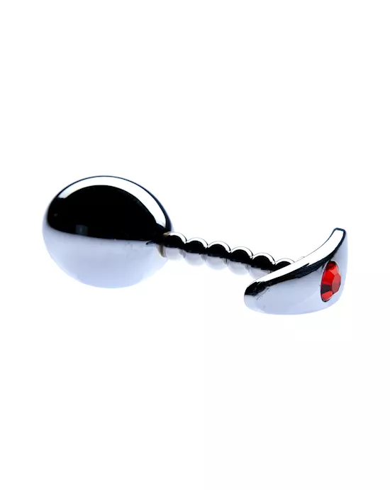 Kink Range Metal Bulb Butt Plug - 3.5 Inch