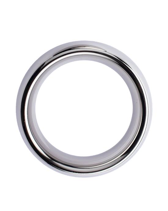 Kink Range Stainless Steel Curved Penis Head Ring  15 Inch