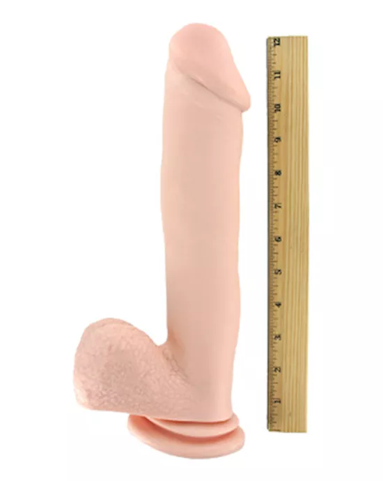 Deep Dickin Derek 12 Inch Dildo with Suction Cup
