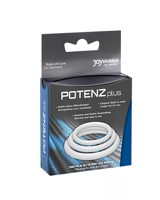 Potenzplus Cock Ring Set - 3 Pack