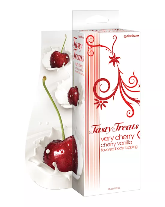 Tasty Treats Very Cherry Cherry Vanilla Flavored Body Topping