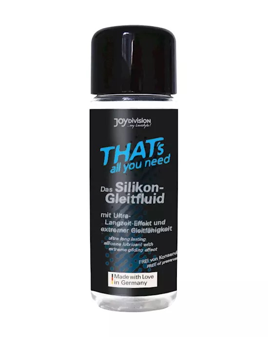 THAT's All You Need Silicone Based Lubricant