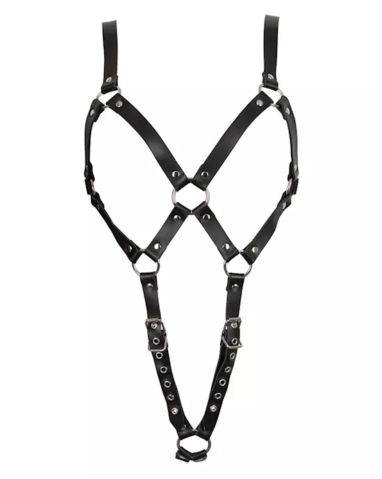 Leather Strap Body Harness