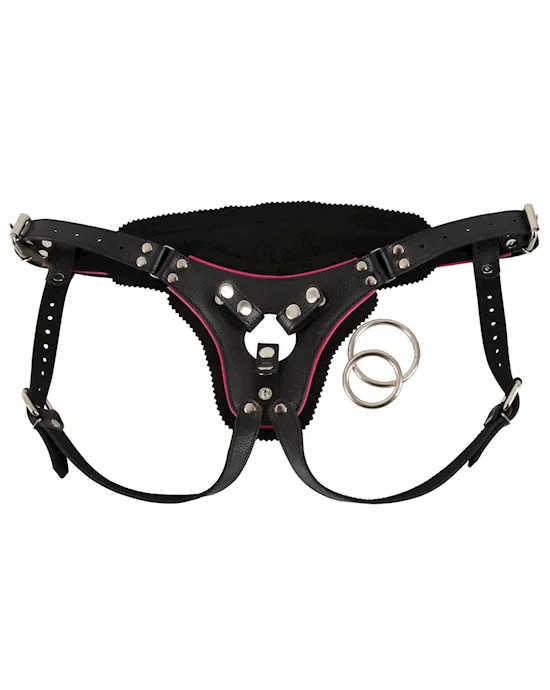 Leather String Strap-on 