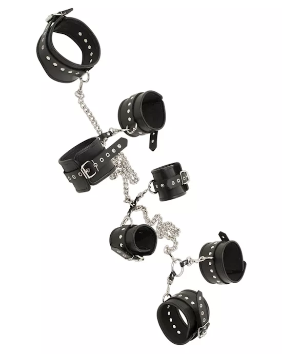 Leather Bondage Set