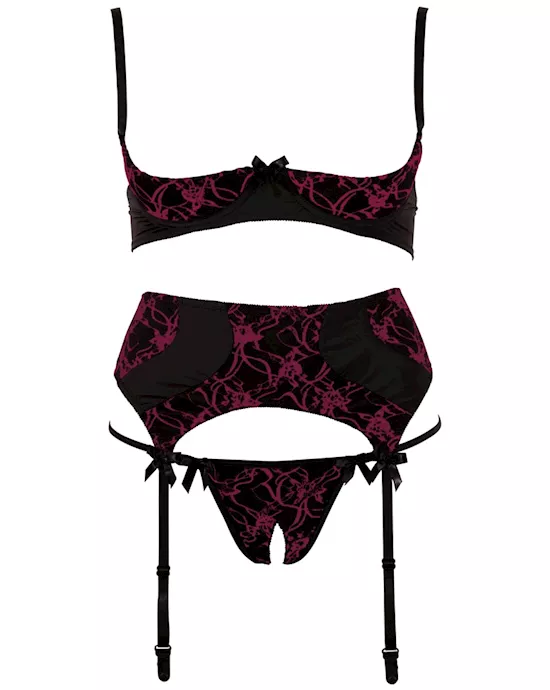 Sally Shelf Bra Set 
