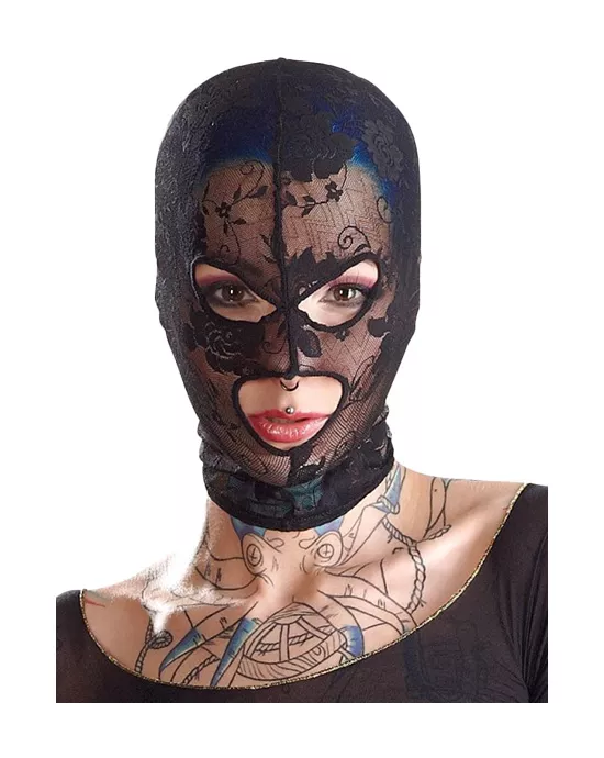Bad Kitty Floral Mask