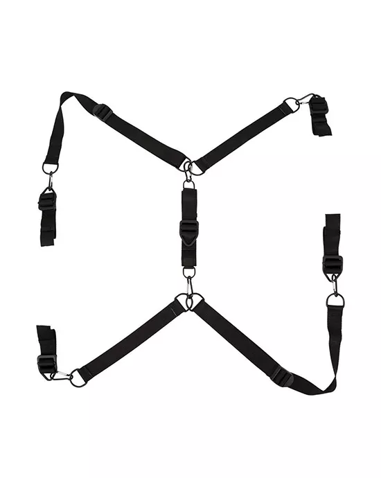 Fetish Collection Bound To The Bed Restraints