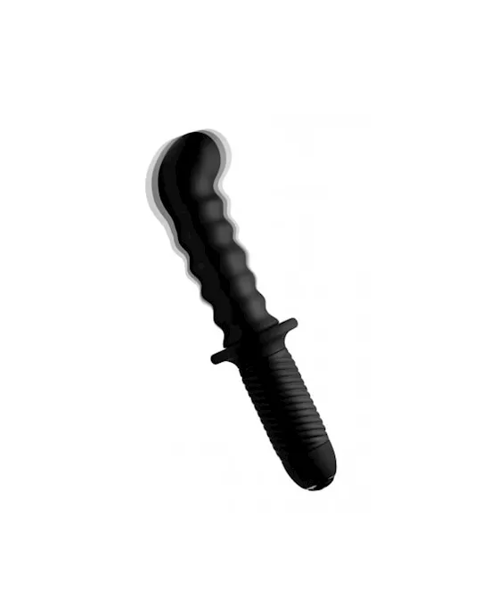 Ass Thumpers Smooth Vibrating Anal Plug with Remote Control - 5.3 Inch