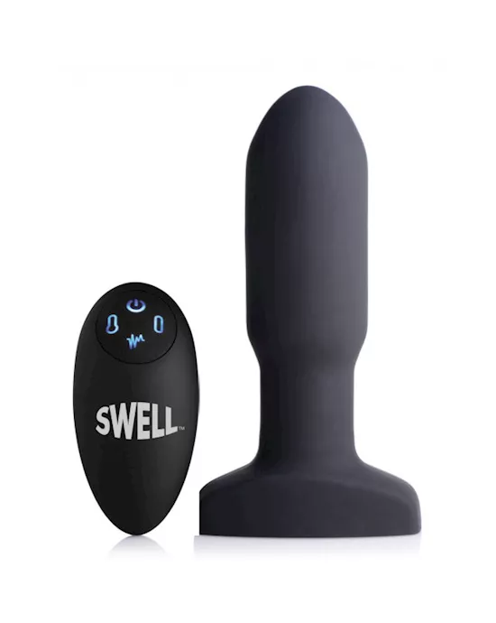 Swell Remote Control Inflatable 10X Vibrating Missile Anal Plug - 5.5 Inch