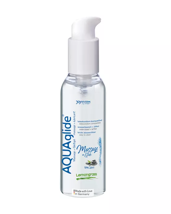 Aquaglide Lemongrass Massage Lubricant 200ml