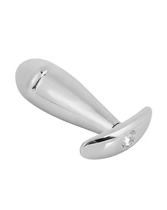 Kink Range Dolphine Metal Anal Plug - 3.7 Inch