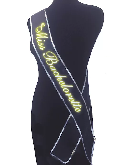 Miss Bachelorette Glow In The Dark Blue