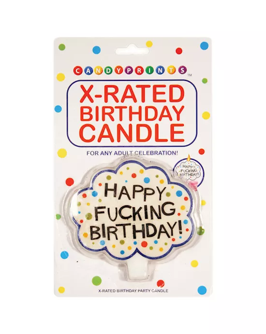 X-Rated Birthday Candle