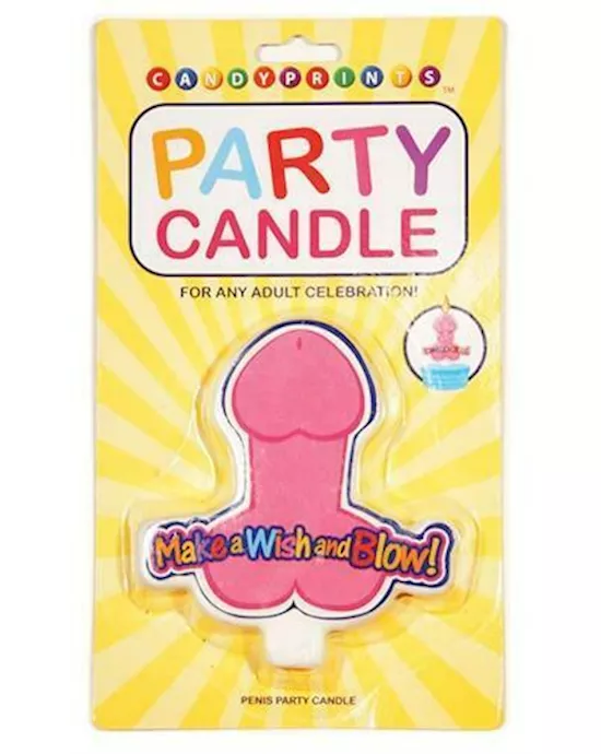 Make A Wish and Blow Penis Candle