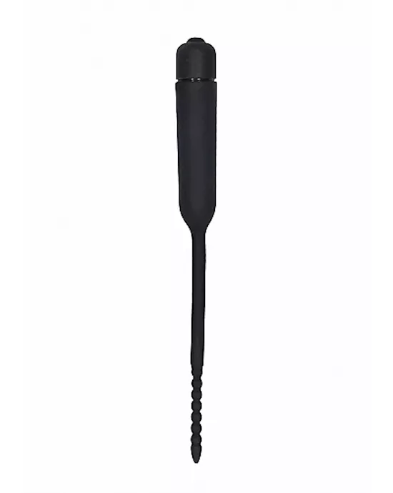 Vibrating Bullet Plug With Beaded Tip