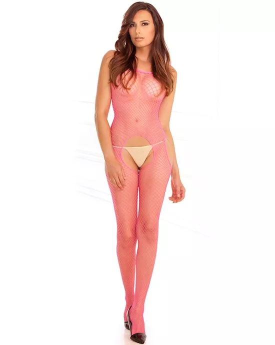 Industrial Net Suspender Bodystocking