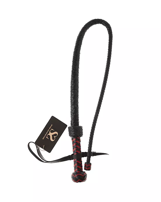 Bound X Leather Knot Tail Whip