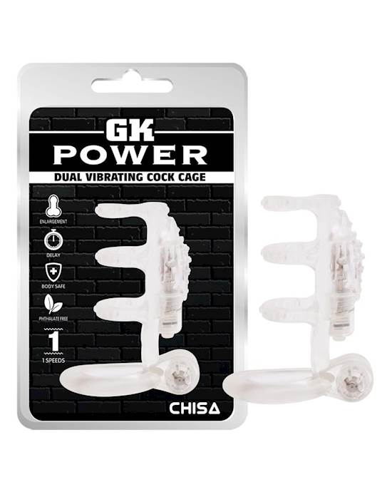Dual Vibrating Cock Cage
