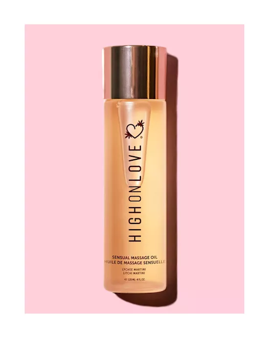High On Love Lychee Martini Massage Oil 120ml