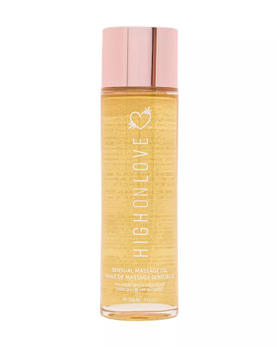 HighOnLove Massage Oil - Decadent White Chocolate - 120ml