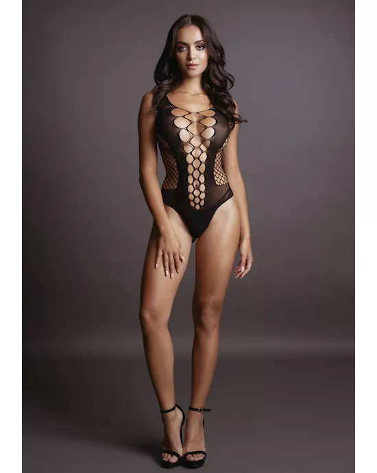 Contrast Fence Net Teddy 
