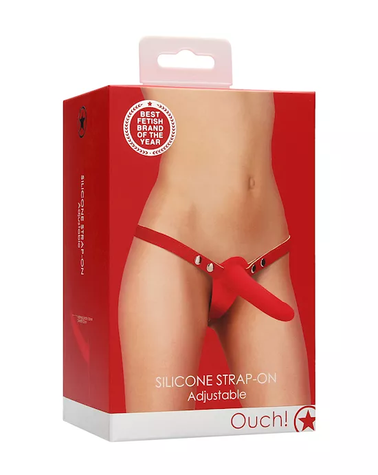 Double Silicone Strap-On - Adjustable