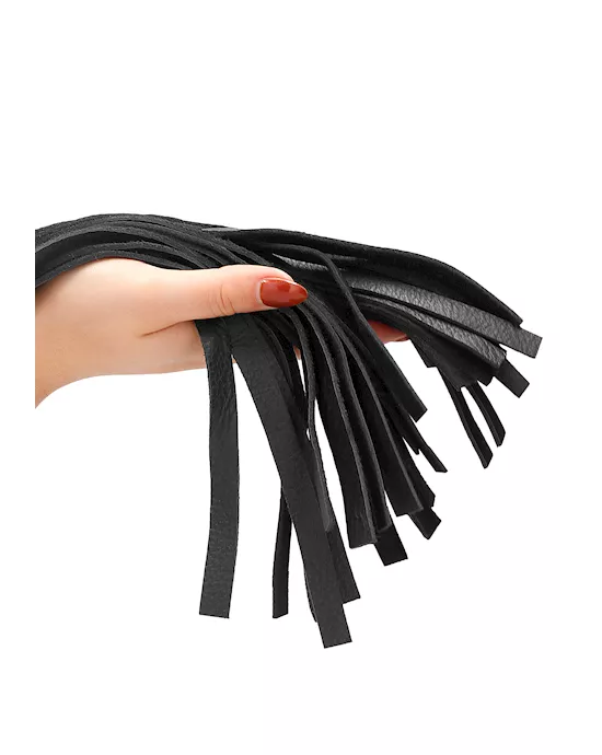 Sparkling Pointed Handle Leather Flogger 