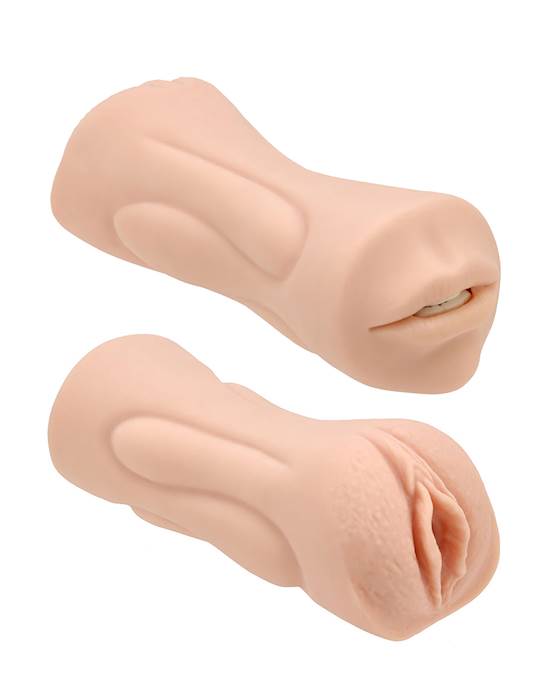 Realistic Pussy and Mouth Double Ended Stroker
