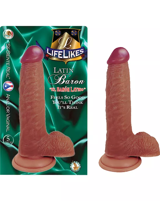 LIFELIKES BARON DILDO - 5 Inch