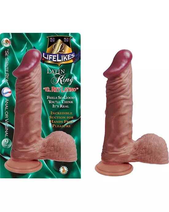 LIFELIKES KING DILDO- 9 Inch