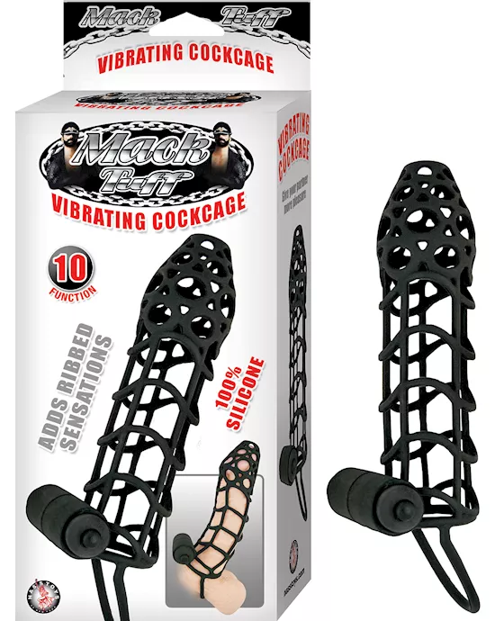 MACK TUFF VIBRATING COCKCAGE - 7.2 Inch
