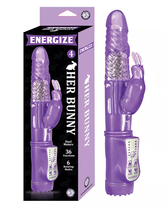 ENERGIZE HER BUNNY Vibrator 4 - 9 Inch