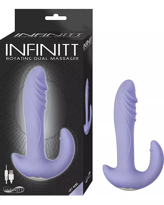 INFINITT ROTATING DUAL MASSAGER - 4.75 Inch
