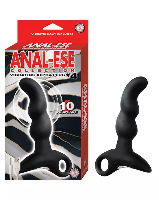 ANAL-ESE VIBRATING ALPHA PLUG #4