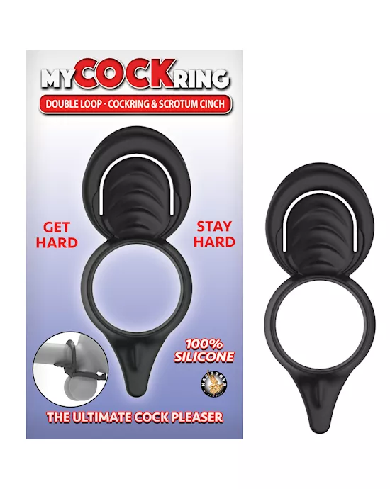 Double Loop-Cockring & Scrotum Cinch