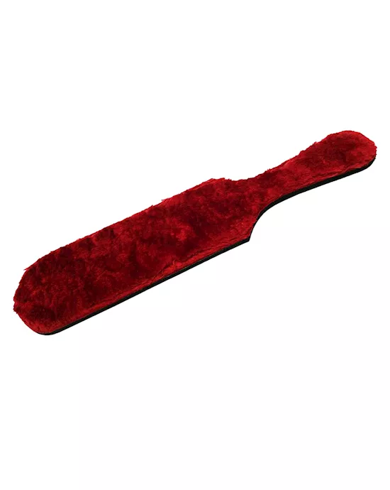 Rouge Leather Faux Fur Paddle